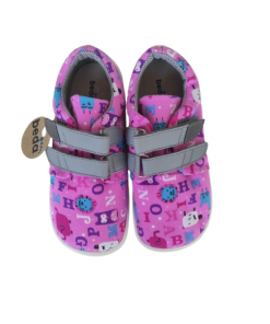 Beda platnene patike - Roze slova